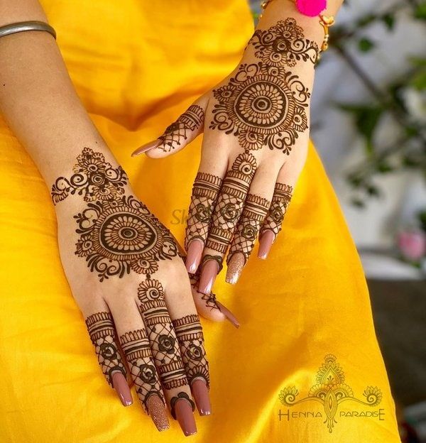 Bridal Mehndi Design, Bridal Simple Mehndi Design 53