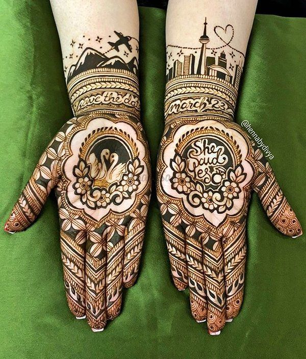 Bridal Mehndi Design, Bridal Simple Mehndi Design 156