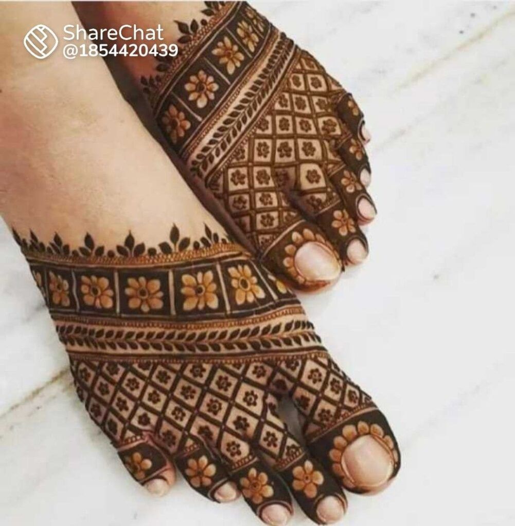 Foot Mehndi Design, Feet Mehndi Design 77