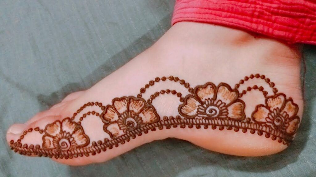 Foot Mehndi Design, Feet Mehndi Design 105