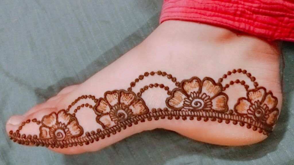 Foot Mehndi Design, Feet Mehndi Design 105