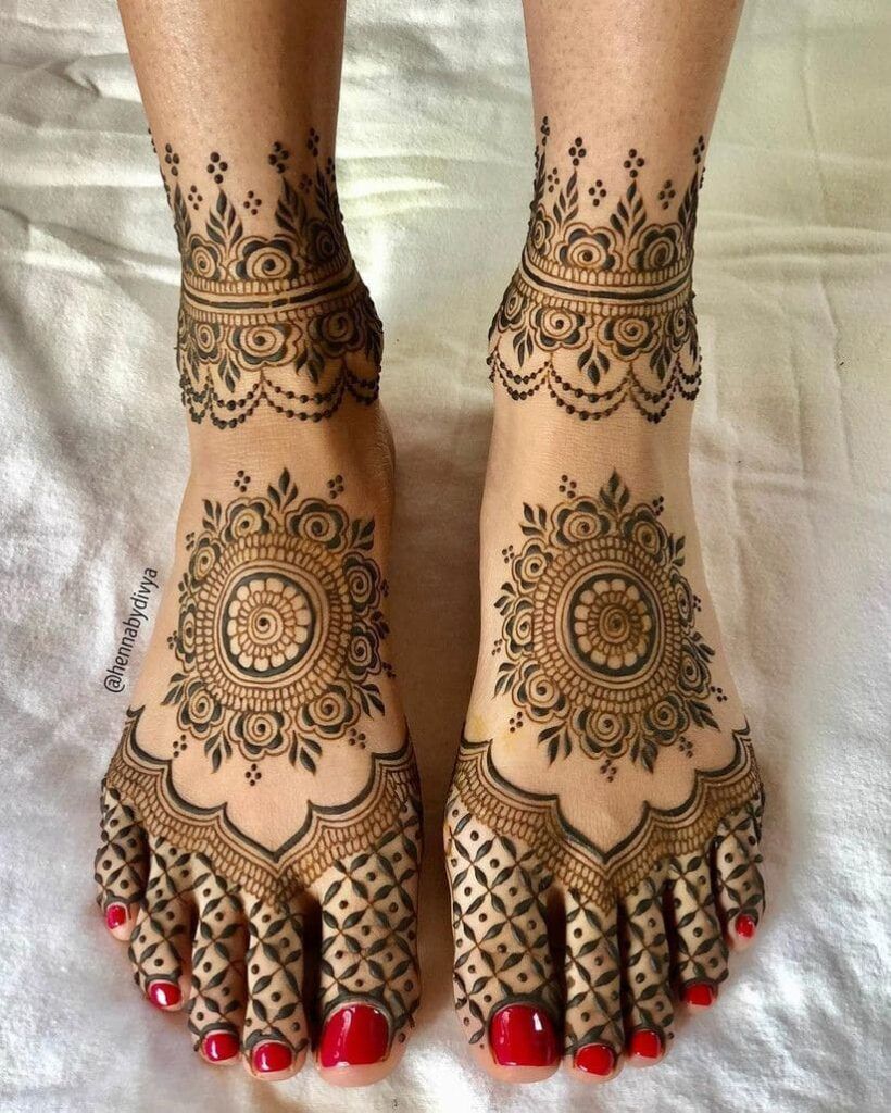 Foot Mehndi Design, Feet Mehndi Design 41