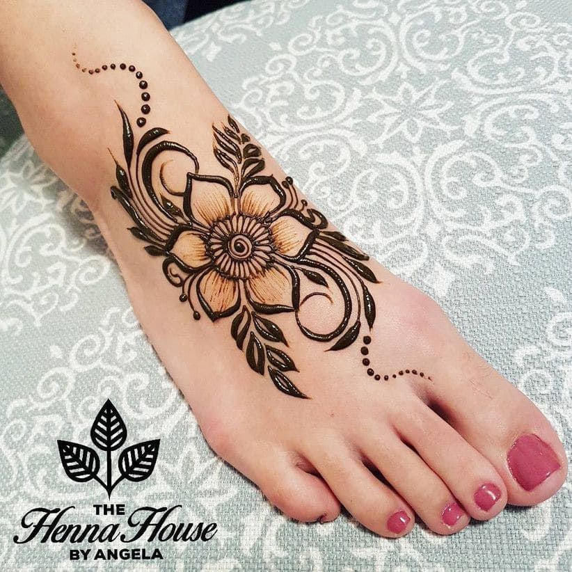 Foot Mehndi Design, Feet Mehndi Design 56