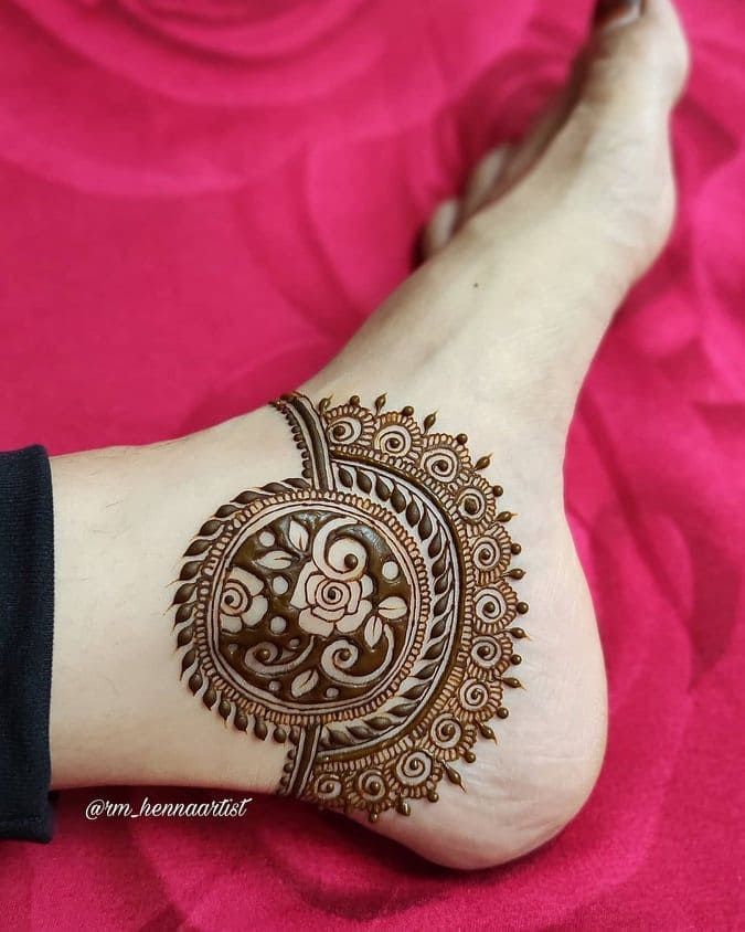 Foot Mehndi Design, Feet Mehndi Design 119