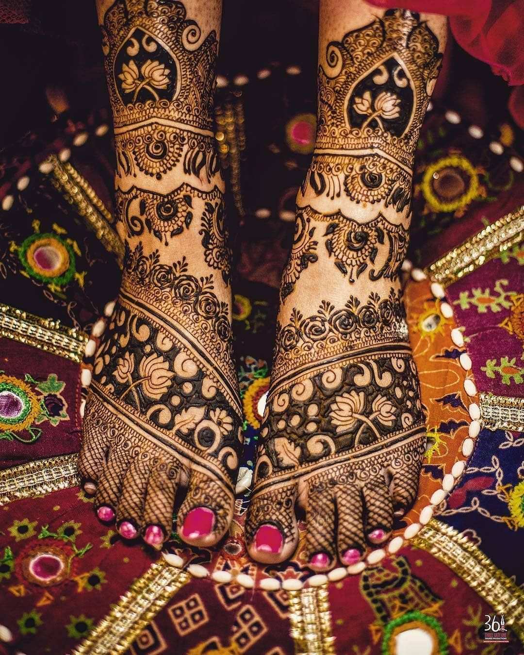 Leg Mehndi Design, Stylish Leg Mehndi Design 56