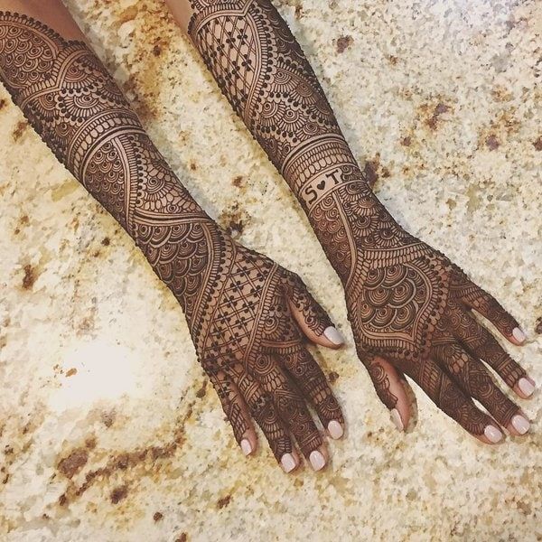 Full Hand Mehndi Design, Stylish Full Hand Mehndi Design 77