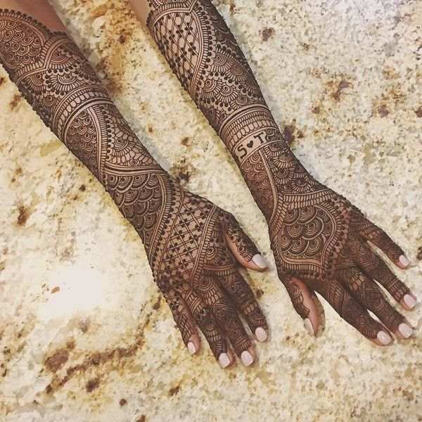 Full Hand Mehndi Design, Stylish Full Hand Mehndi Design 77