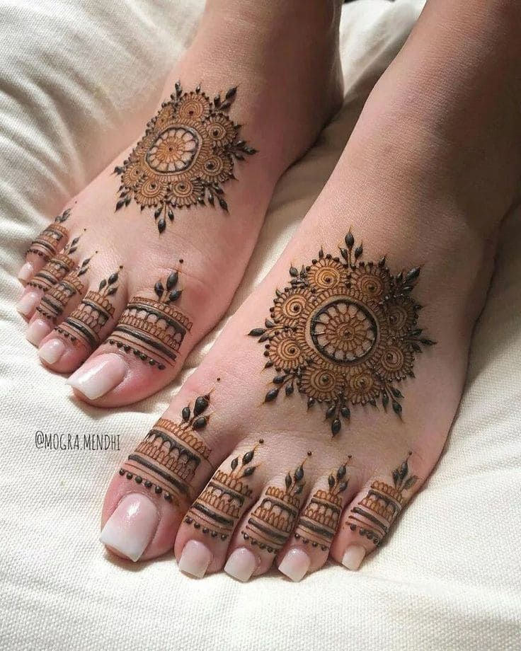 Foot Mehndi Design, Feet Mehndi Design 70