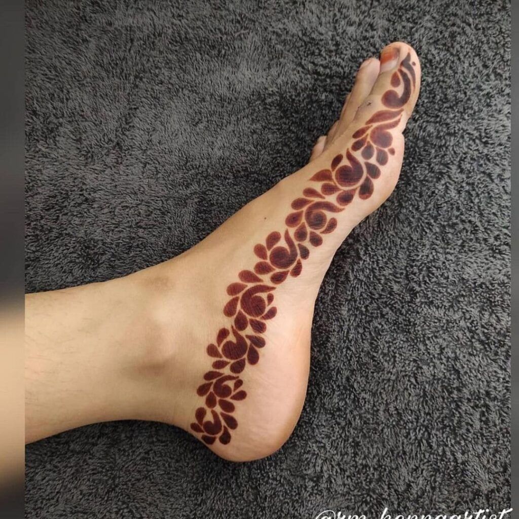 Foot Mehndi Design, Feet Mehndi Design 24