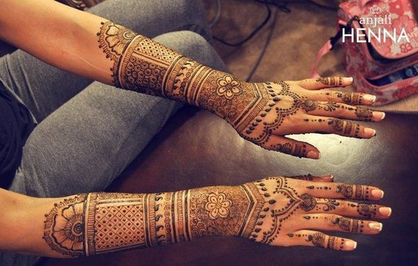 Full Hand Mehndi Design, Stylish Full Hand Mehndi Design 18