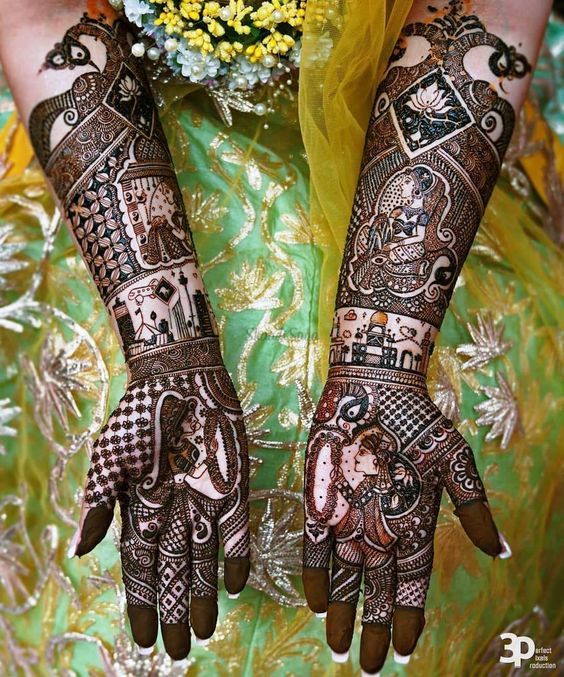 Full Hand Mehndi Design, Stylish Full Hand Mehndi Design 53
