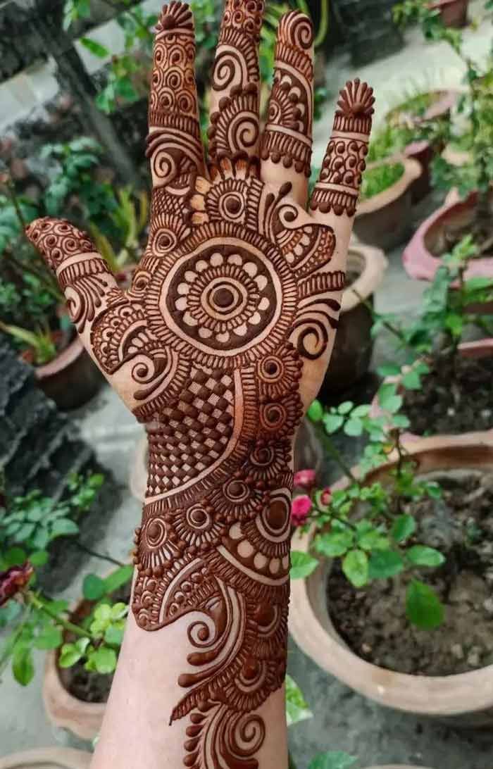 Bridal Mehndi Design, Bridal Simple Mehndi Design 140