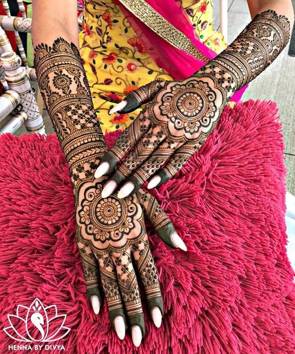 Full Hand Mehndi Design, Stylish Full Hand Mehndi Design 26