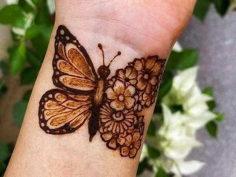 Back Hand Mehndi Design, Stylish Back Hand Mehndi Designs 158