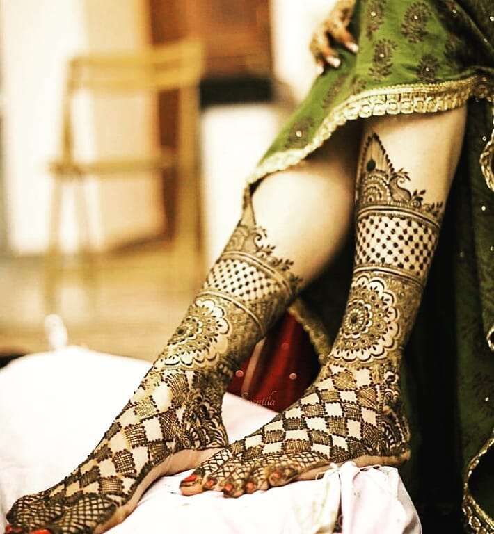 Mehndi Design, Leg Mehndi Design, Stylish Leg Mehndi Design