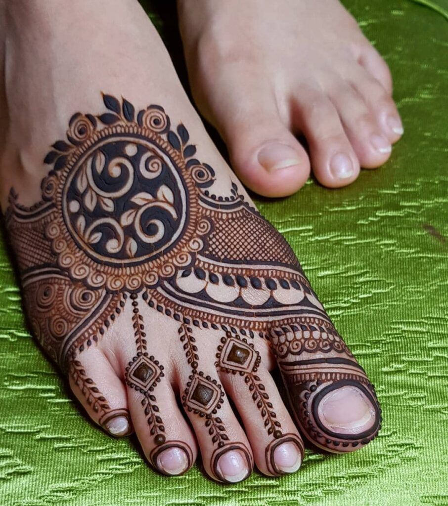 Foot Mehndi Design, Feet Mehndi Design 2