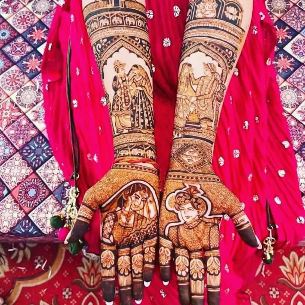 Bridal Mehndi Design, Bridal Simple Mehndi Design 125