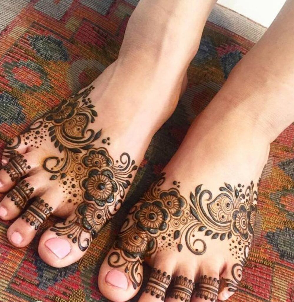 Foot Mehndi Design, Feet Mehndi Design 35