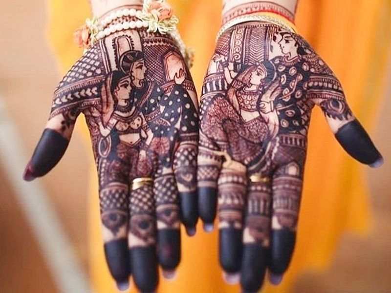 Back Hand Mehndi Design, Stylish Back Hand Mehndi Designs 116