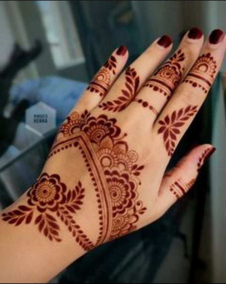 Finger Mehndi Design, Stylish Finger Mehndi Design 40