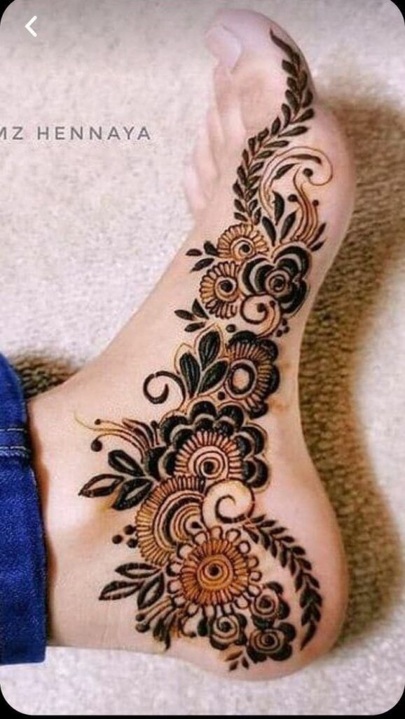 Foot Mehndi Design, Feet Mehndi Design 72
