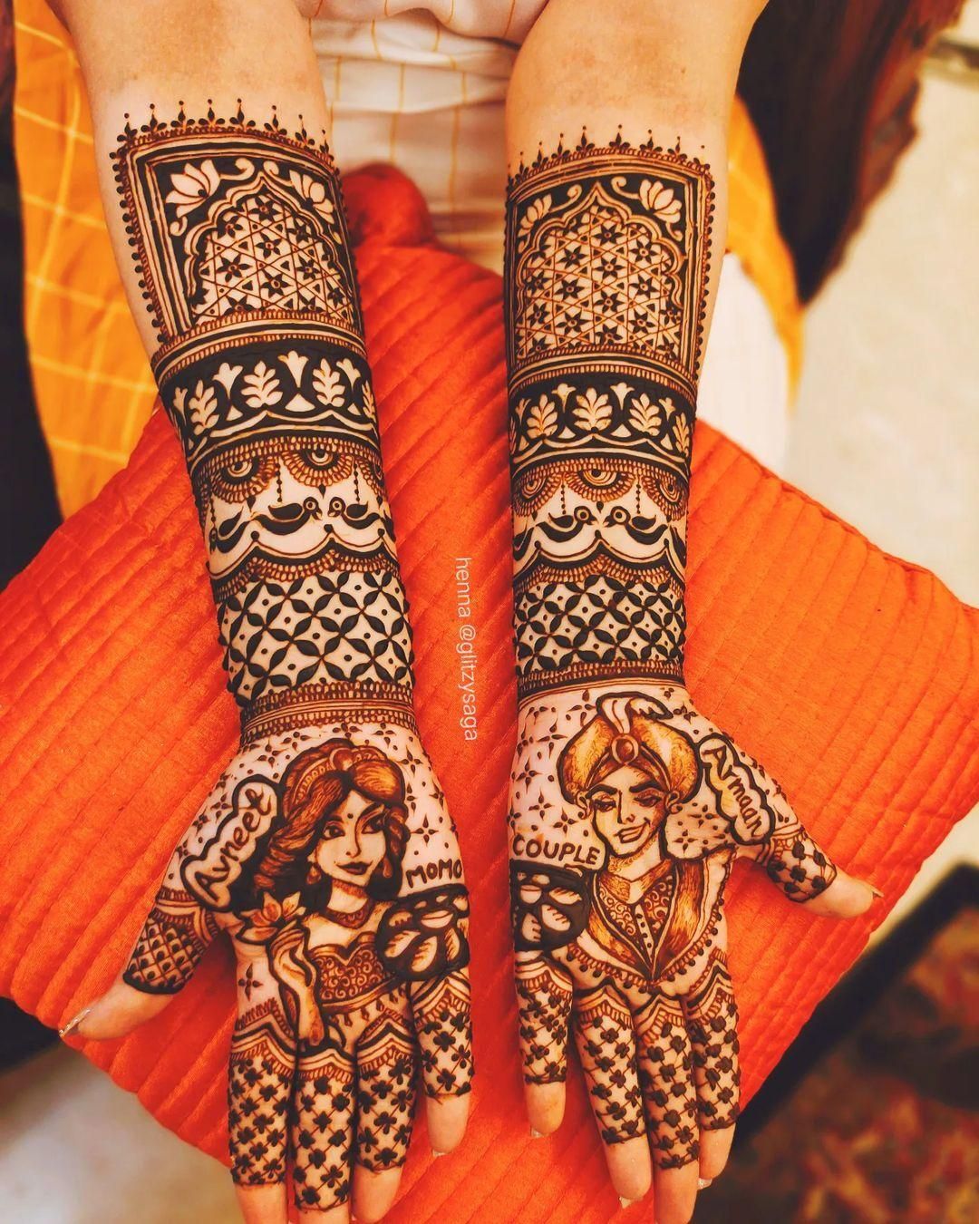 Full Hand Mehndi Design, Stylish Full Hand Mehndi Design 74