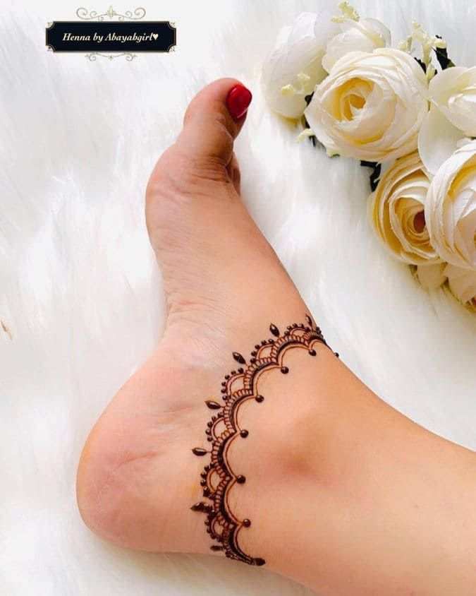 Foot Mehndi Design, Feet Mehndi Design 126