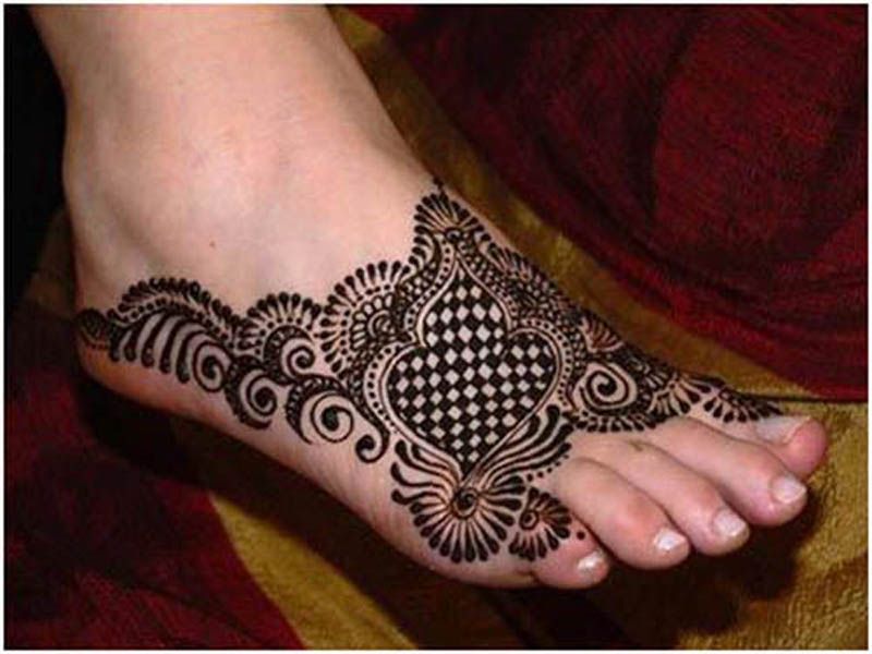 Foot Mehndi Design, Feet Mehndi Design 132