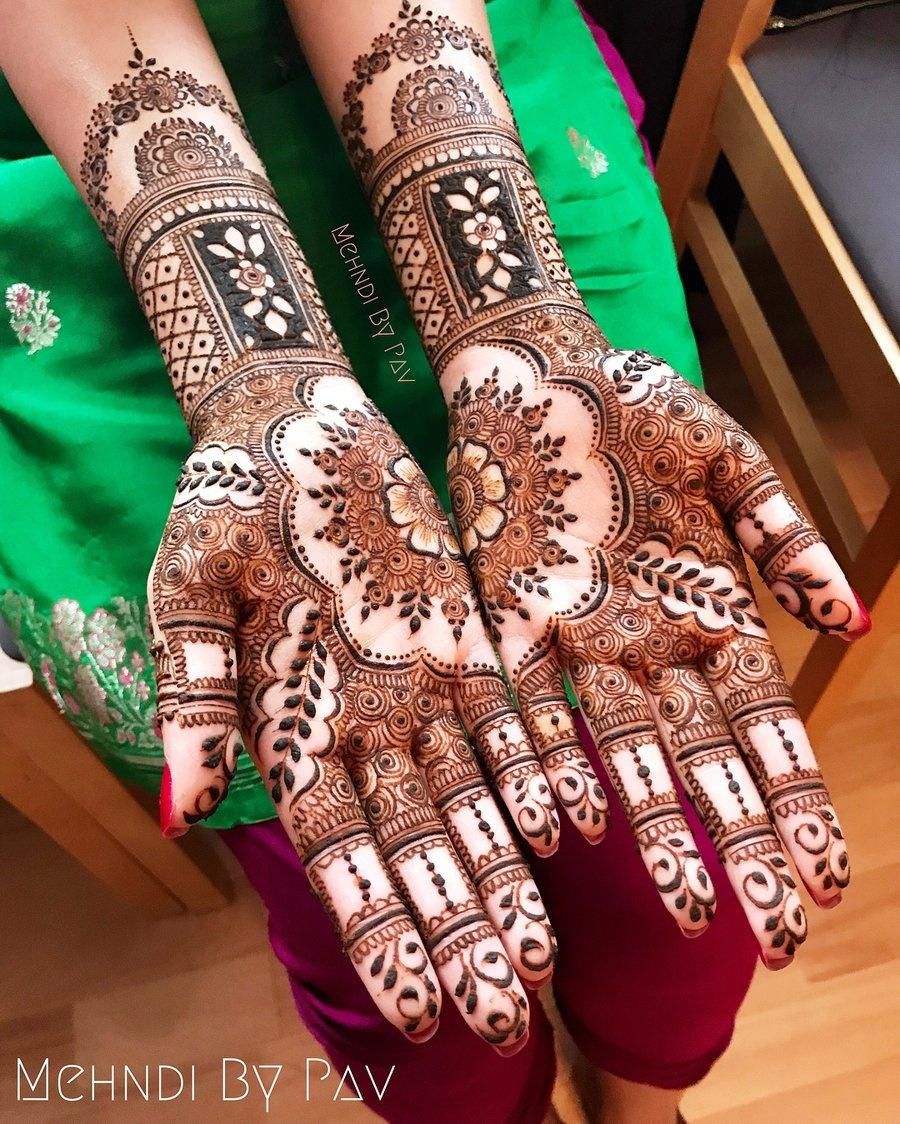 Full Hand Mehndi Design, Stylish Full Hand Mehndi Design 86