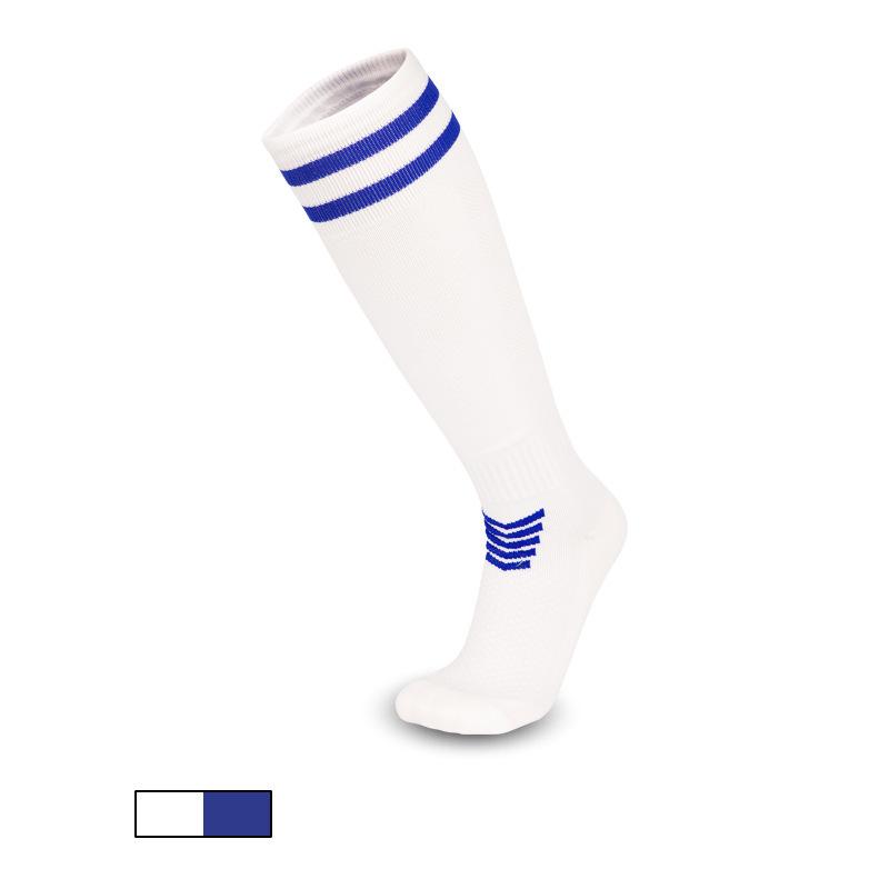 Classic Athletic Socks . Striped Football Blue, White, Red - Betina Lou