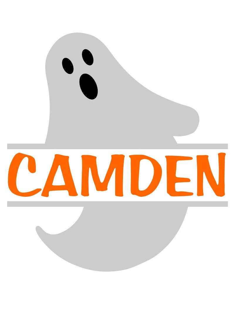 Halloween SVG Bundle, Split Name Frames SVG#7