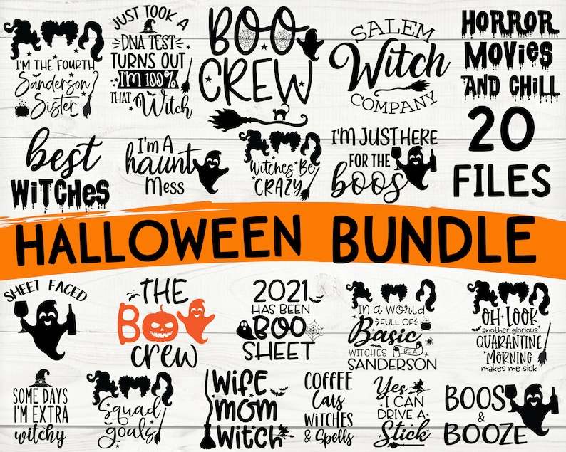 Halloween Svg Bundle, Funny Mom Svg, Witch and Ghost Svg#8