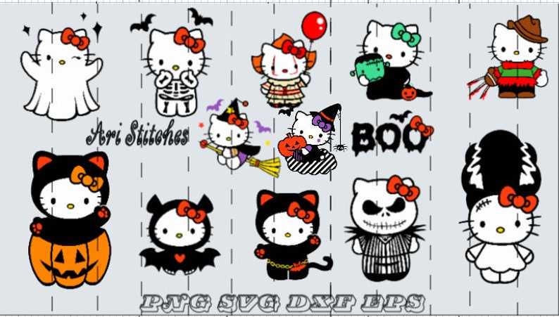 Halloween Cats Svg Bundle, Smiling Jack Svg#1