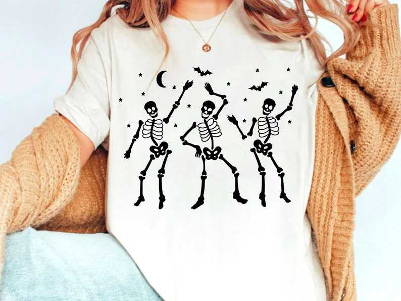 Halloween Skeleton Svg, Dancing Skeleton Svg #1