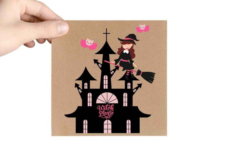 Halloween Pink, Halloween Girl, Cute Pink halloween, Cute Halloween Svg#4
