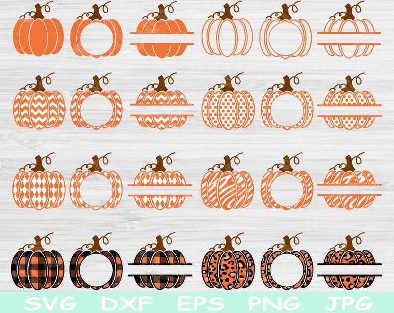 Chevron Pumpkin Monogram Svg High Quality Perfect for your Design 