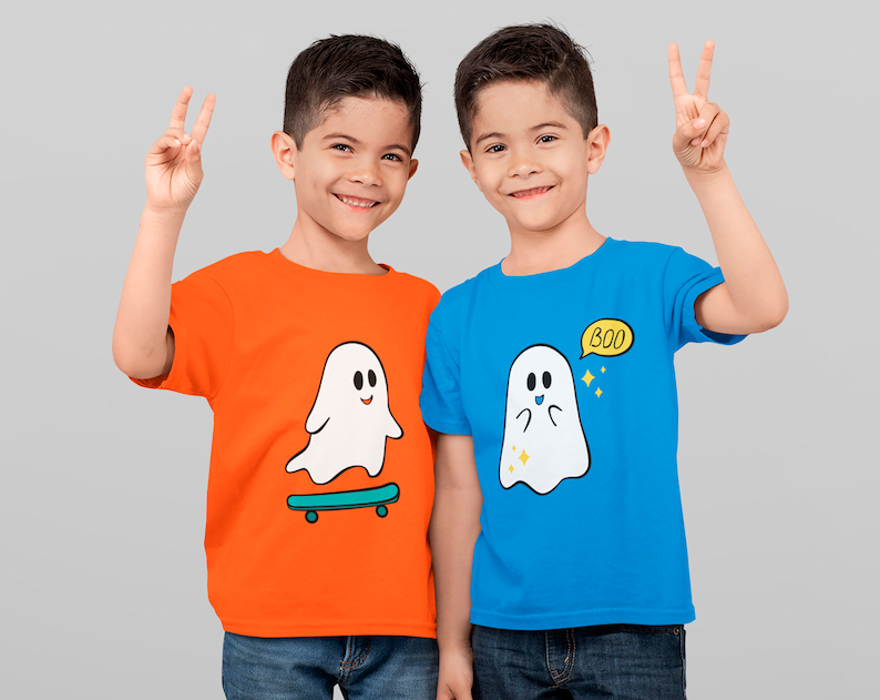 Cute Ghosts Svg, Halloween Svg, Kawaii Ghosts Svg#2