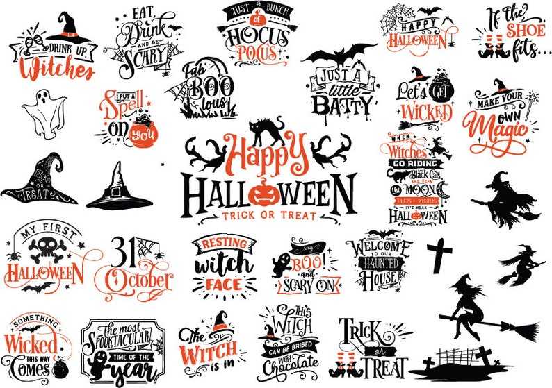 188 HALLOWEEN SVG Bundle, Halloween Svg, Haloween Silhouette Svg#4
