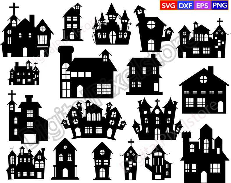 Halloween Bundle Svg, Spiderwebs Svg, Halloween Silhouette SVG#9
