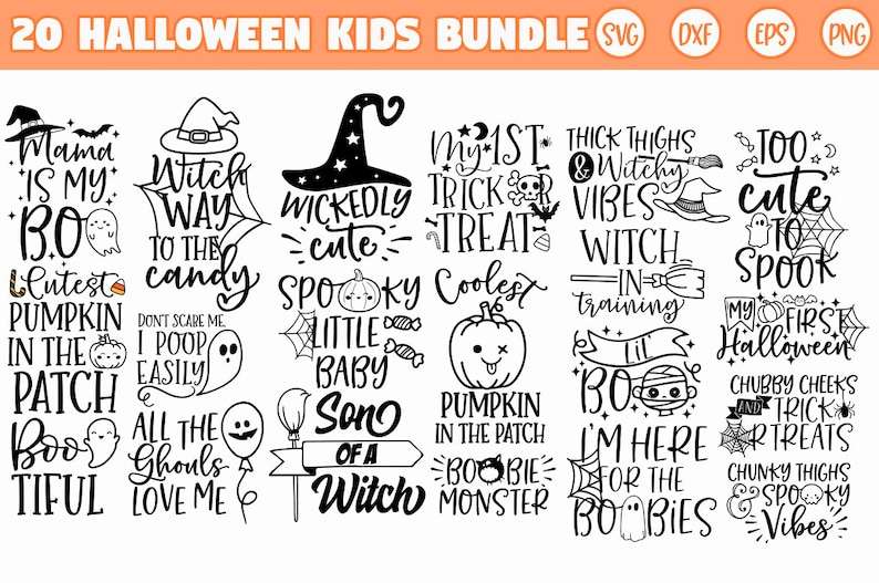 Halloween Kids SVG Bundle, Halloween Shirts Svg#3