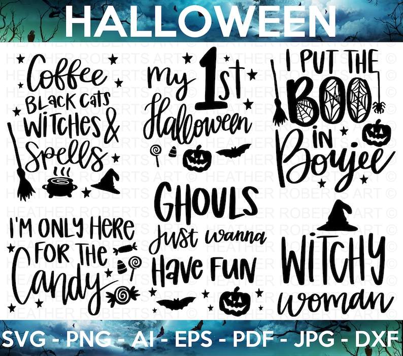 Download MEGA HALLOWEEN BUNDLE Designs For Your Craft Projects