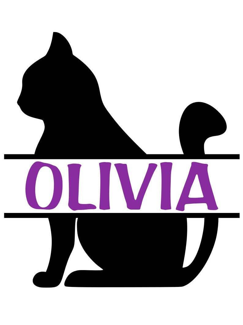 Halloween SVG Bundle, Split Name Frames SVG#8