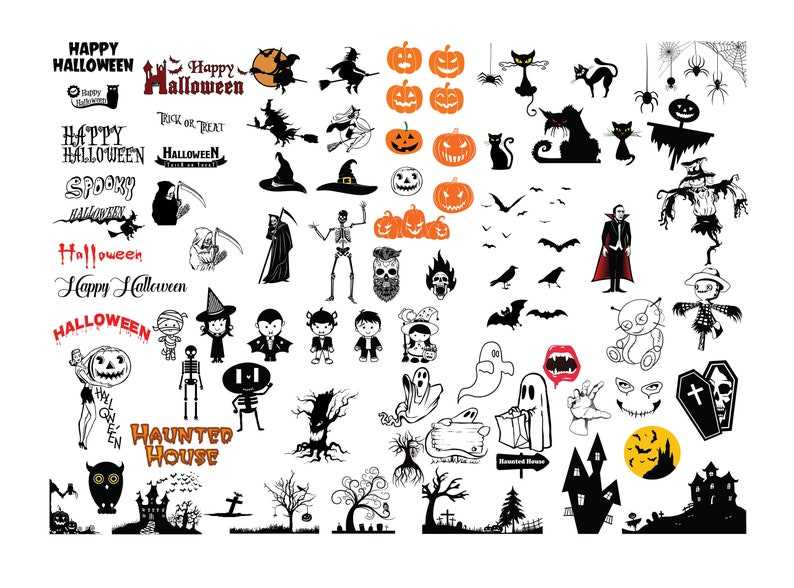 HALLOWEEN SVG Bundle, Halloween SVG Files for Cricut#1