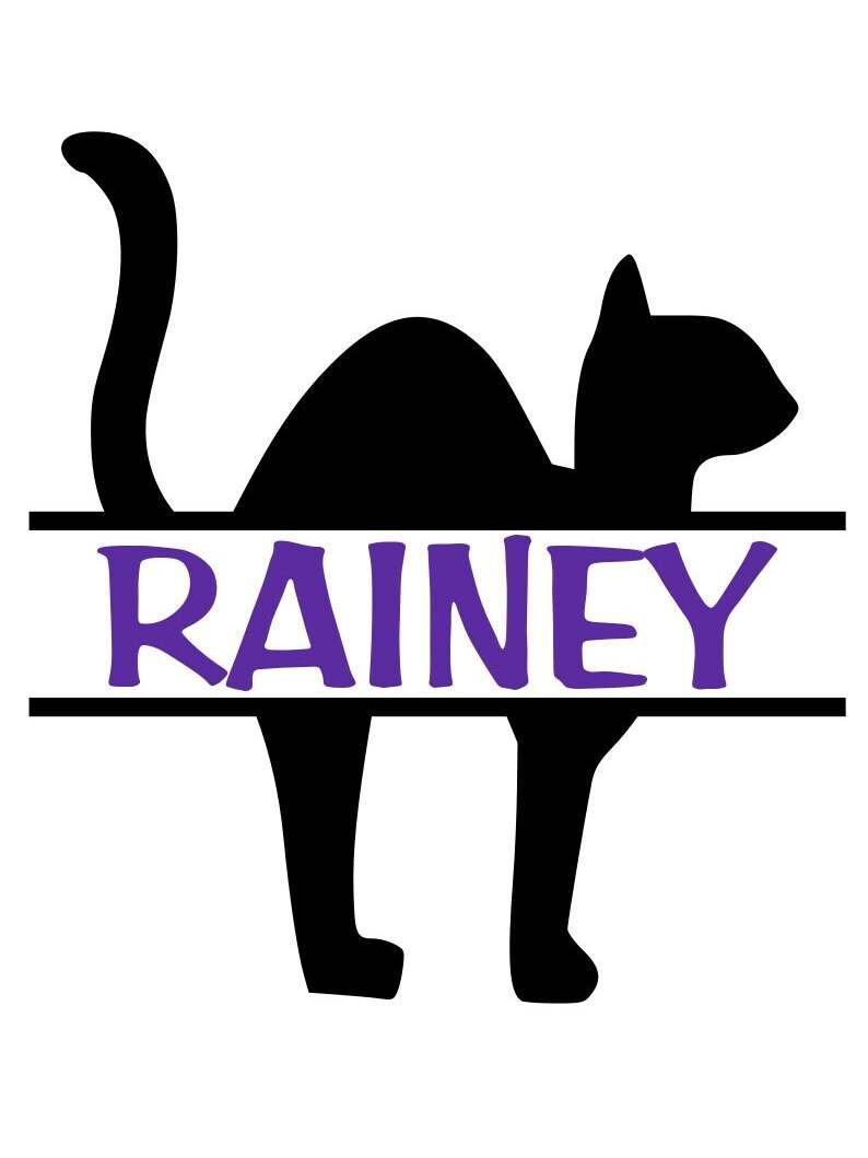 Halloween SVG Bundle, Split Name Frames SVG#9