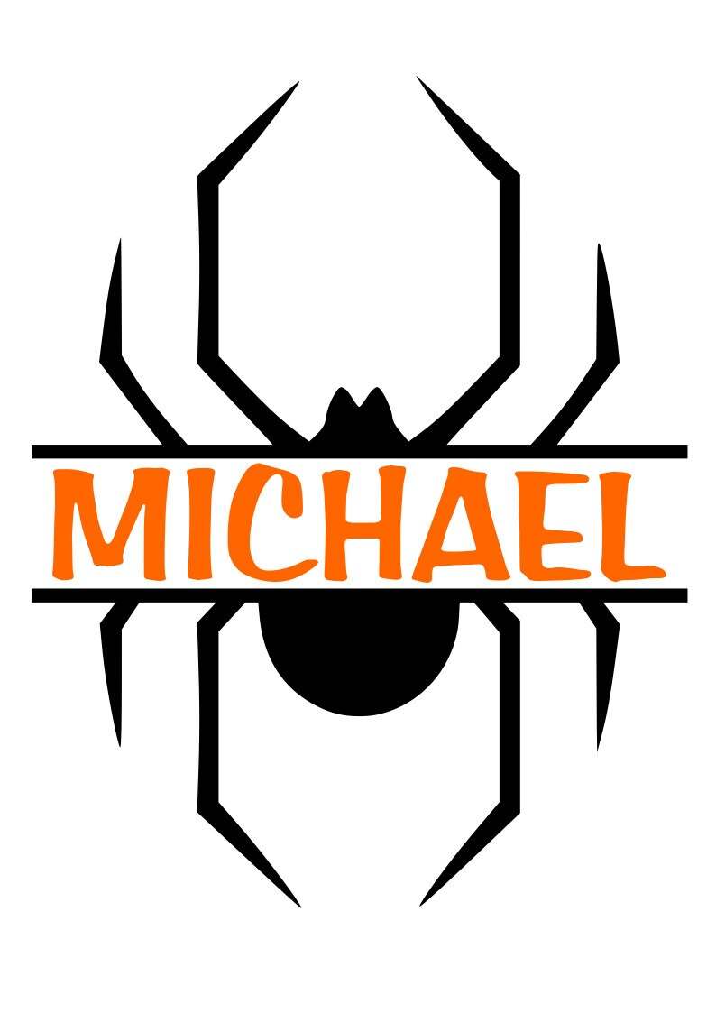 Halloween SVG Bundle, Split Name Frames SVG#4