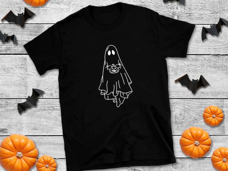 Ghost SVG, Floral Ghost Svg, Halloween Svg, Flower Svg#3