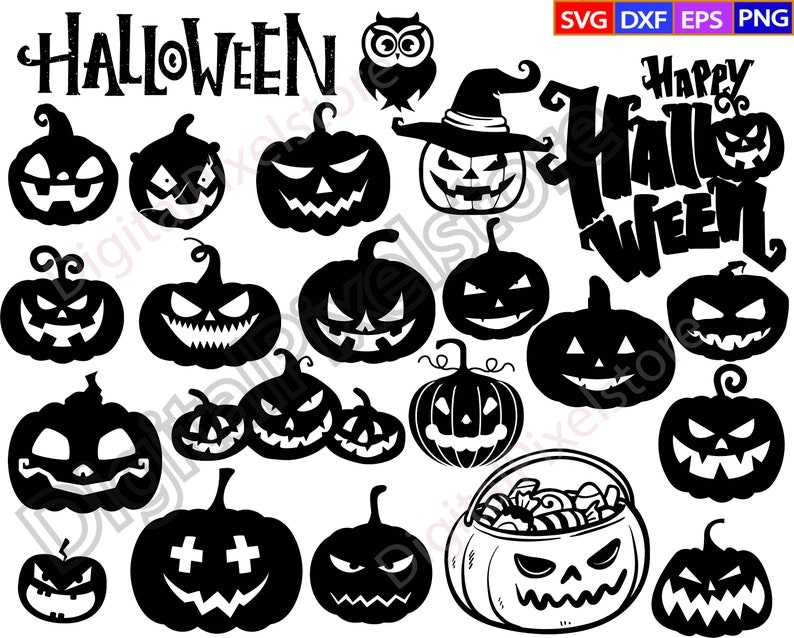 Halloween Bundle Svg, Spiderwebs Svg, Halloween Silhouette SVG#6