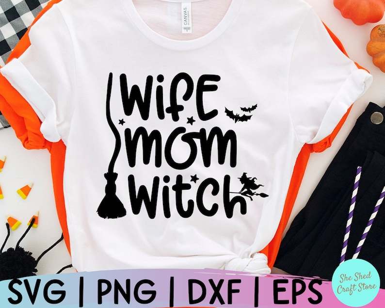 Halloween Svg Bundle, Funny Mom Svg, Witch and Ghost Svg#7