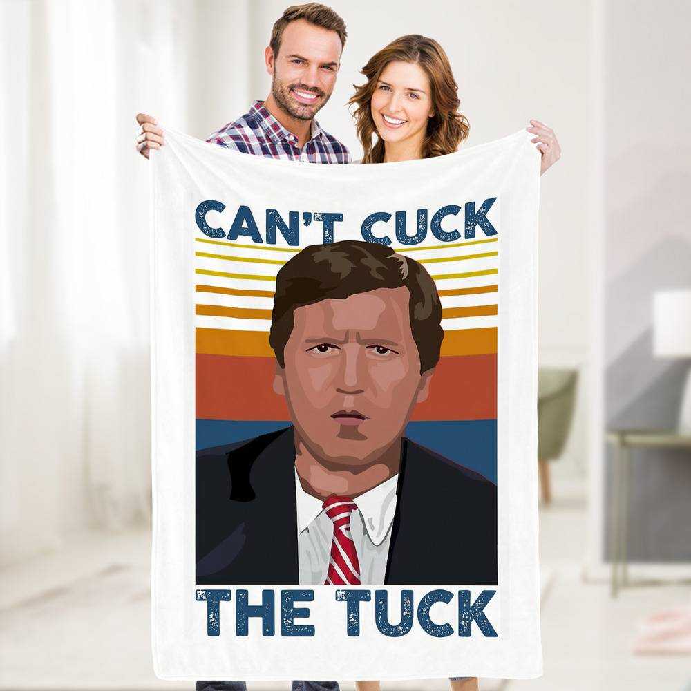 Tucker Carlson Blanket Can't Cuck The Tuck Photo Blanket