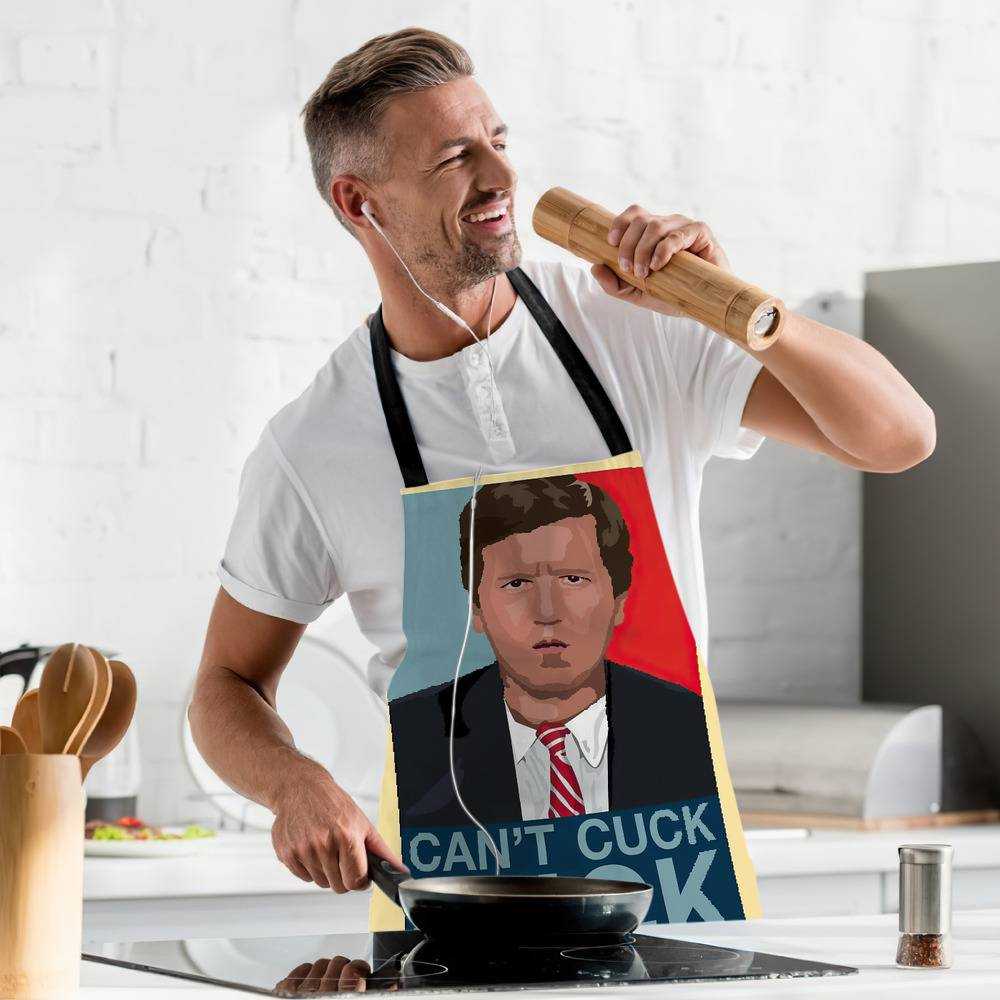Tucker Carlson Apron Can't Cuck The Tuck Apron